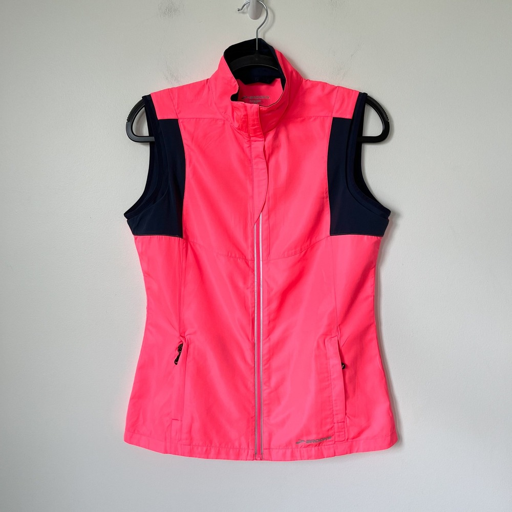 Brooks Shelter Technology‎ Reflective Running Vest Hot Pink Womens Medium Neon